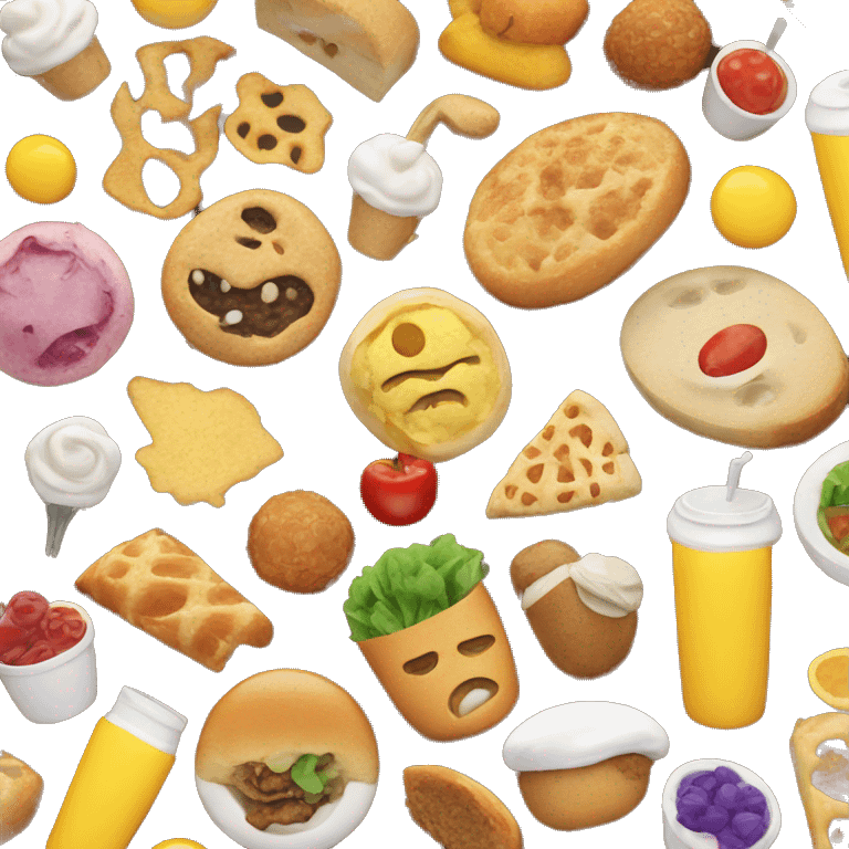 Make some emojis of food that are not emojis yet emoji