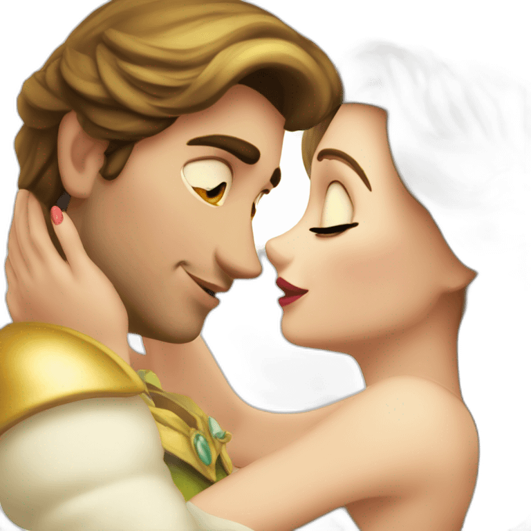 Biancaneve kissed cindarella emoji