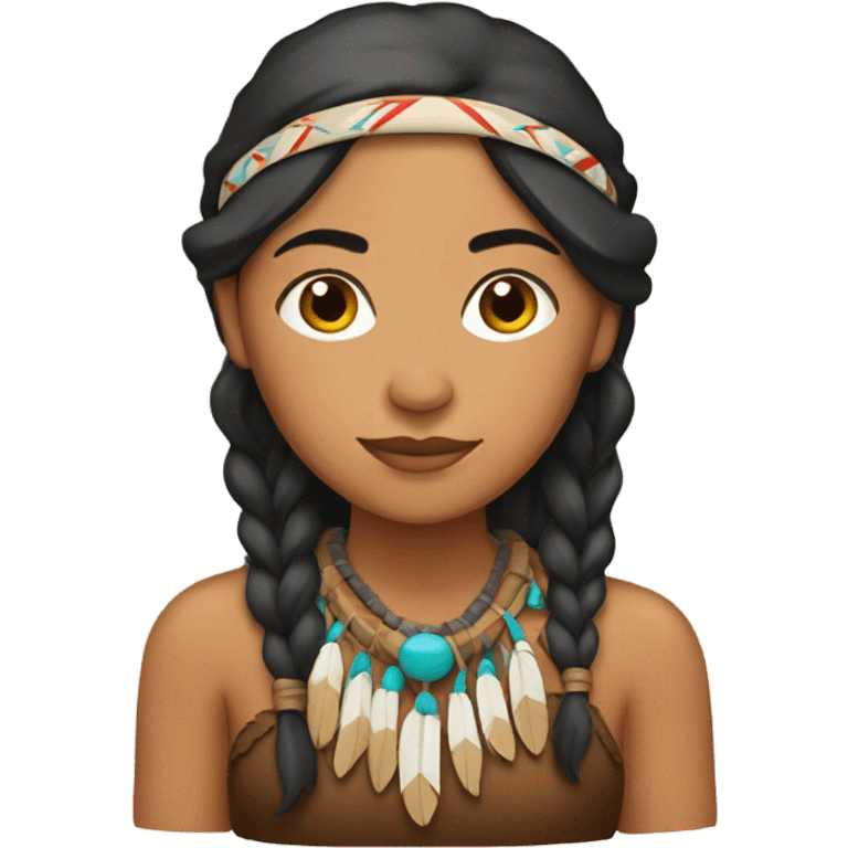 Native American woman  emoji