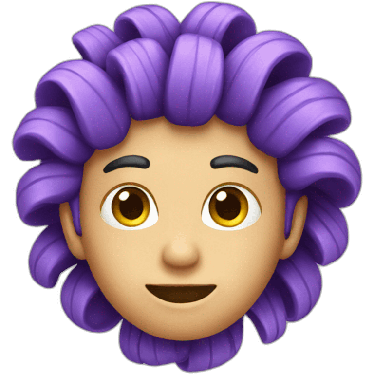 Purple palmier emoji