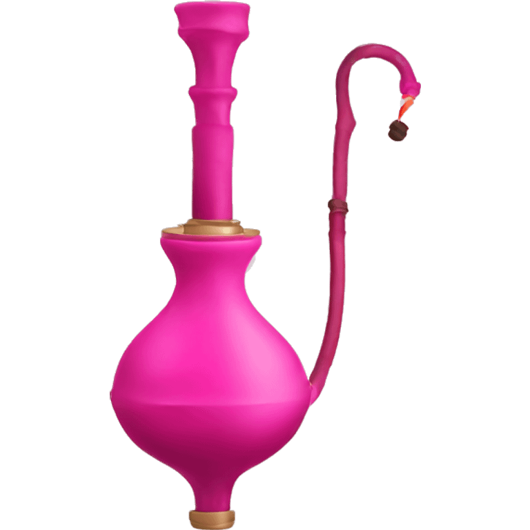 A pink shisha emoji