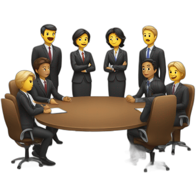  meeting Lady and men  emoji