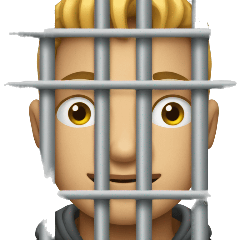 thief ios emoji behind jail bars emoji