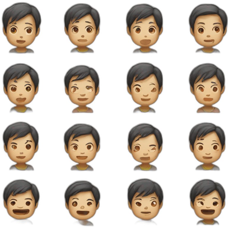 small asian people emoji