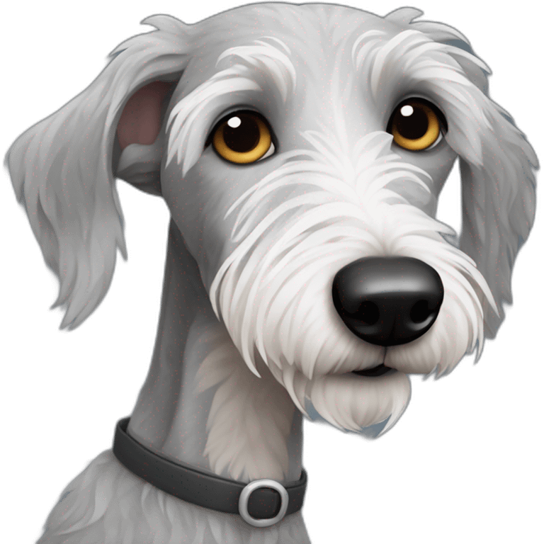 Scruffy Bedlington Whippet emoji