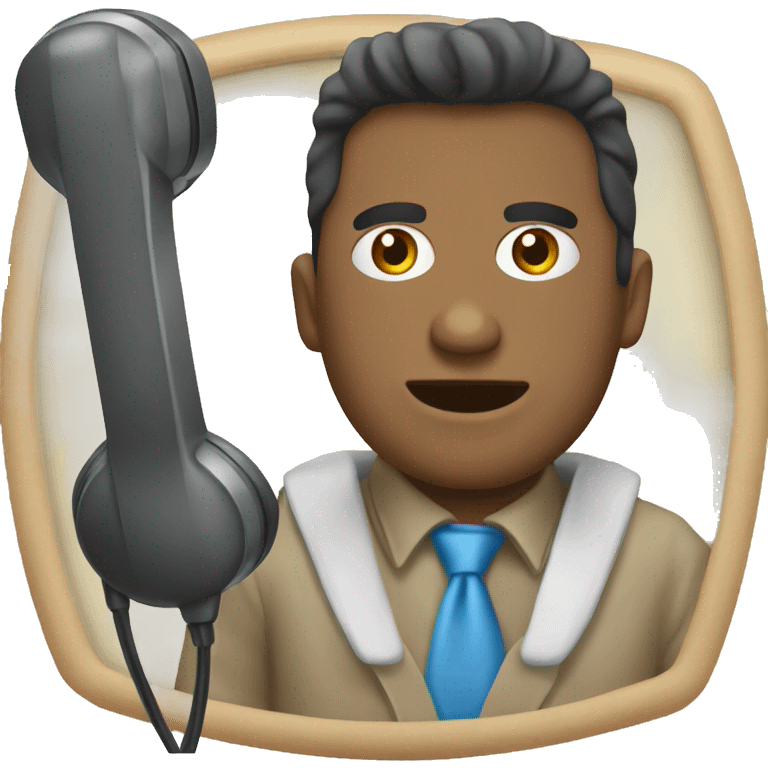 telefon tutan kopek emoji