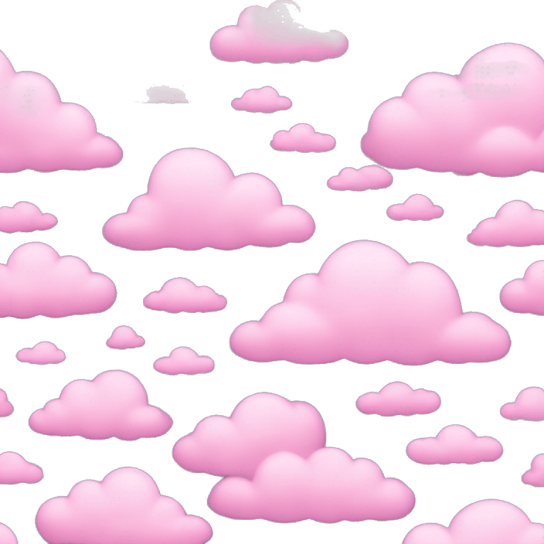 Pink clouds emoji