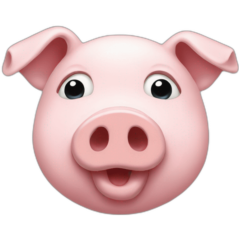 trump pig nose emoji