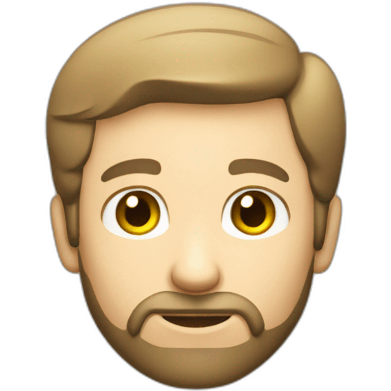 caucasian male with small beard counting money emoji