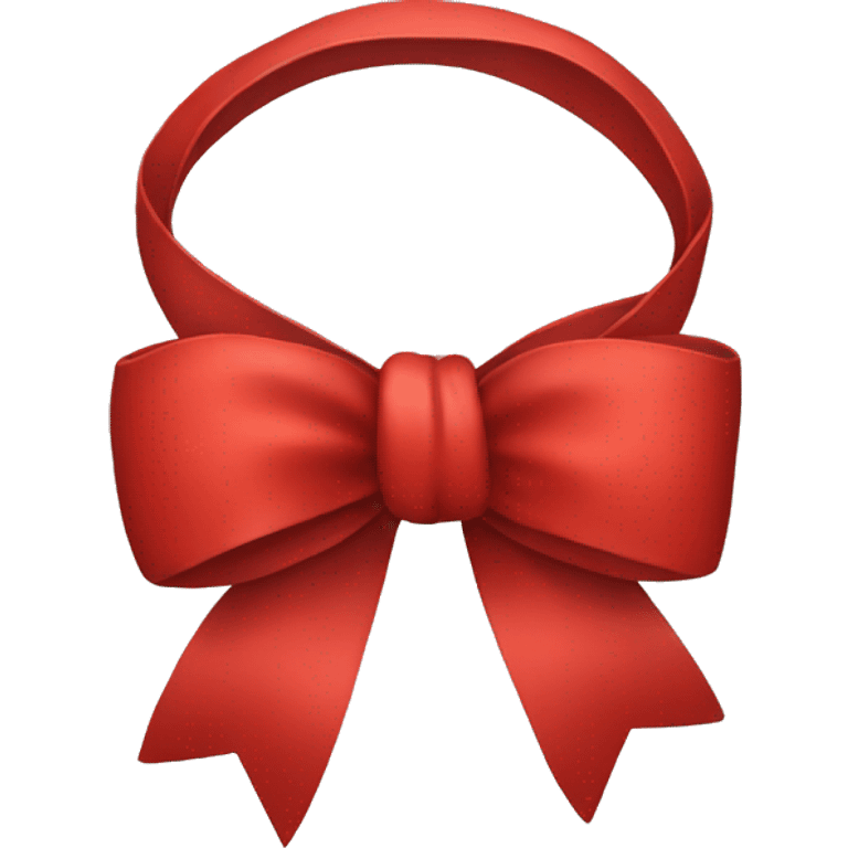 a red bow emoji