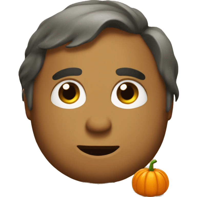 citrouille avec chap emoji