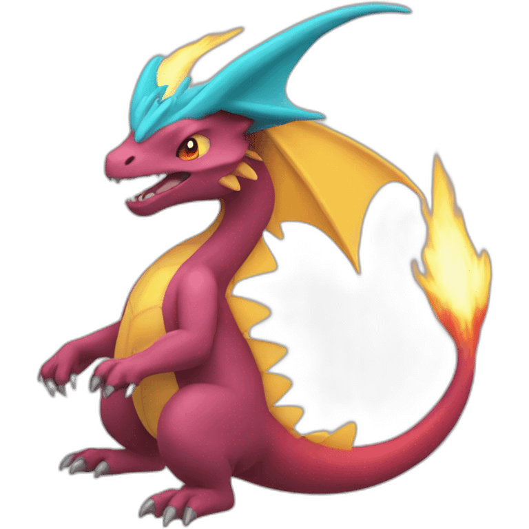 Dracaufeu pokemon emoji