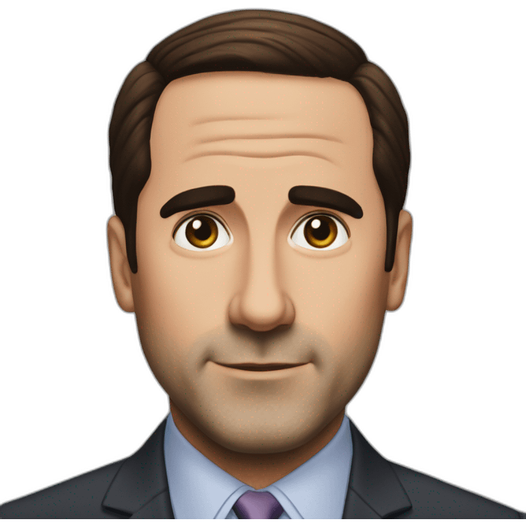 Micheal scott ahocked emoji