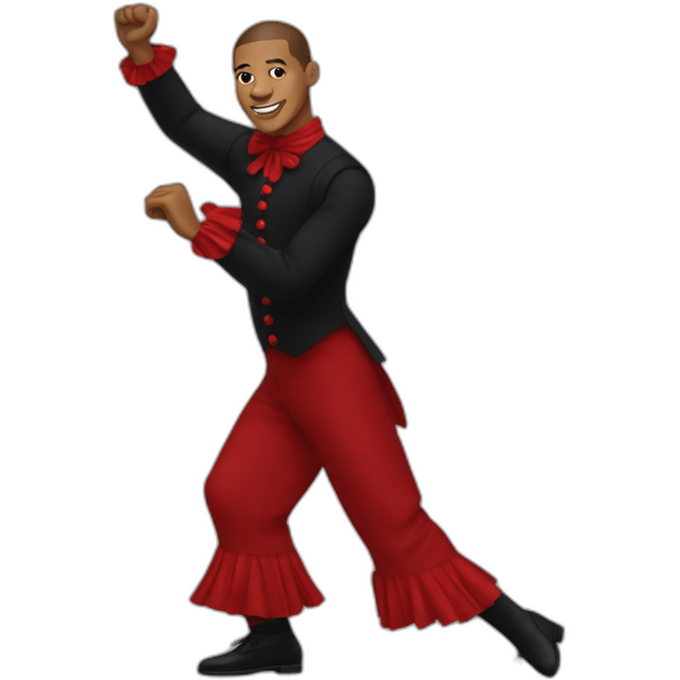 Mbappé who dancing flamenco emoji