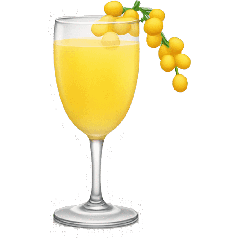 a mimosa drink emoji