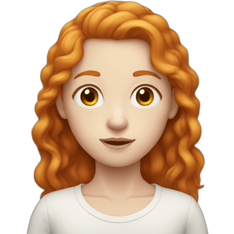 ginger person with heterochromia emoji