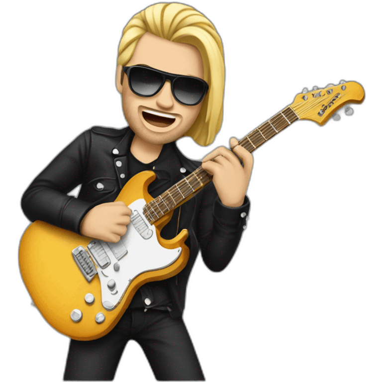 Guitarrista de rockabilli emoji