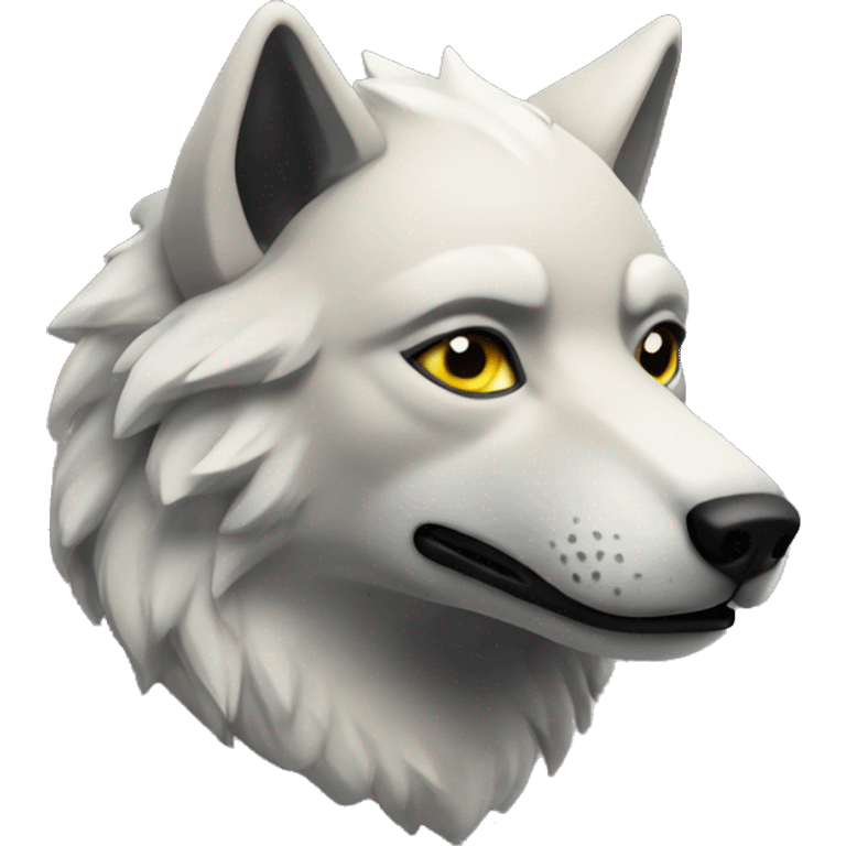 Galaxy wolf emoji