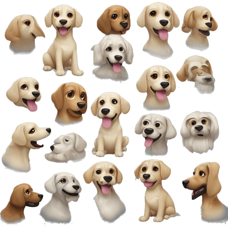 bamya ısıran bir köpek emoji