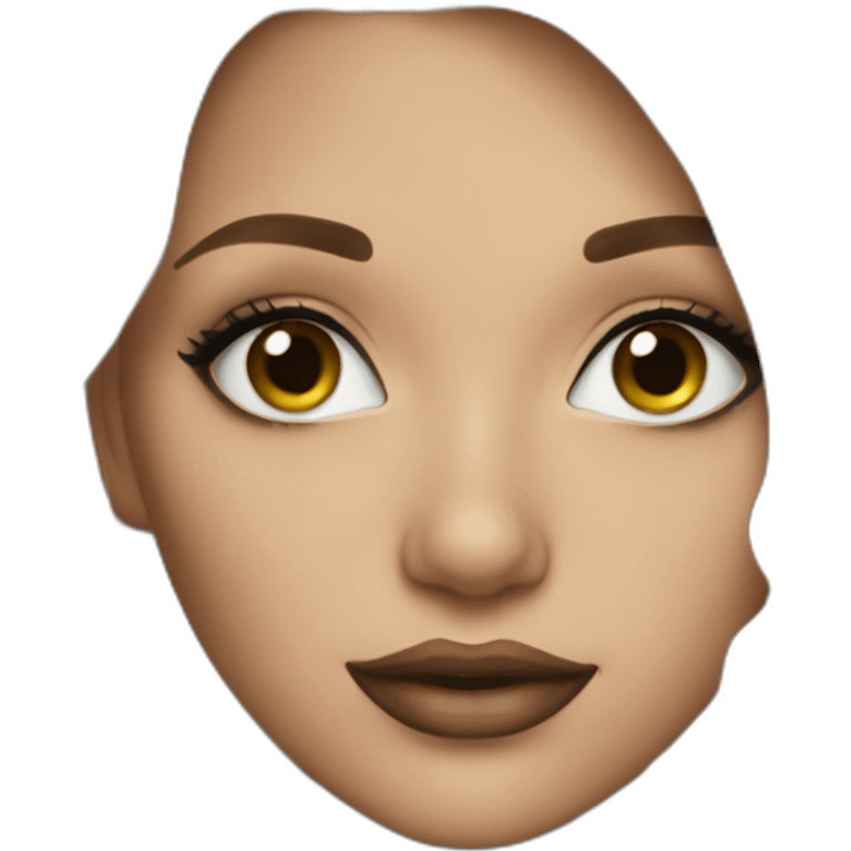 BLONDE GIRL WITH MAKEUP emoji