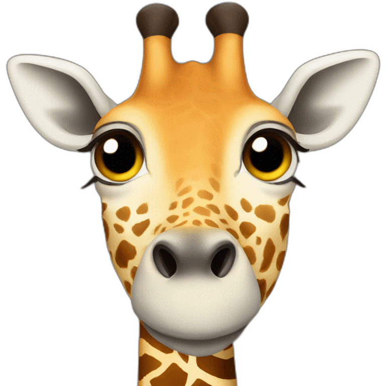 crying giraffe emoji