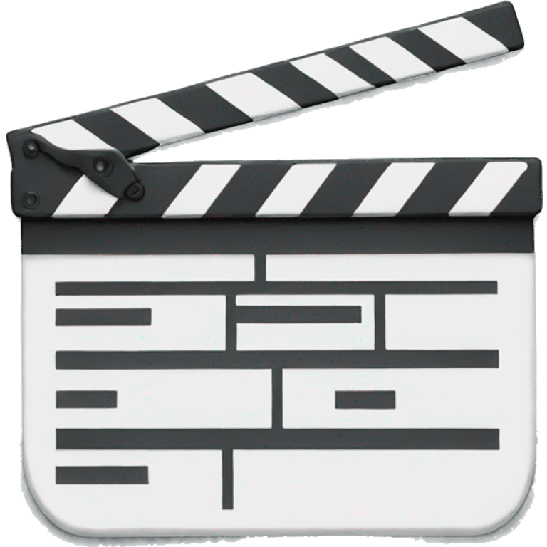 clapperboard emoji