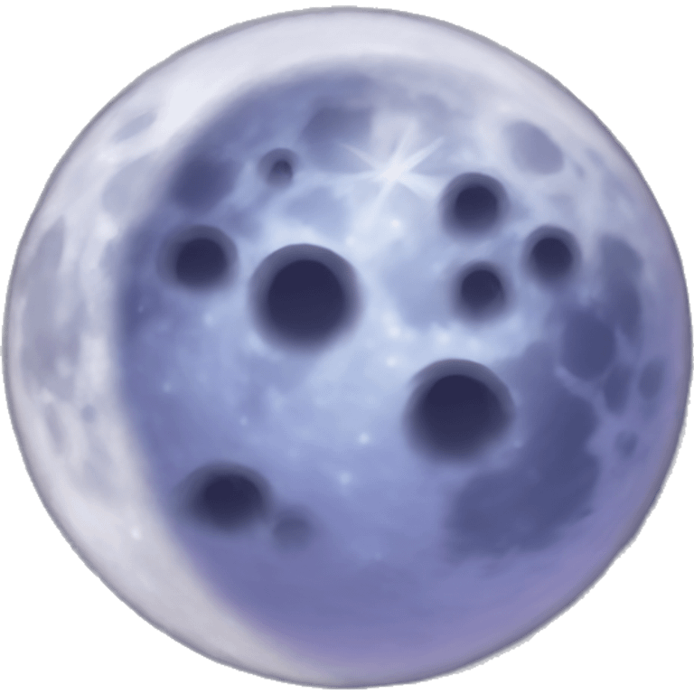 Dazzling moon  emoji