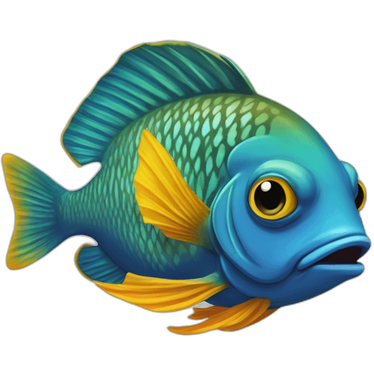 oscar fish of pecezuelos emoji