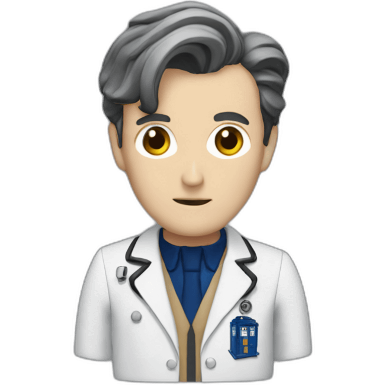 Doctor Who 11th doctor tardis emoji