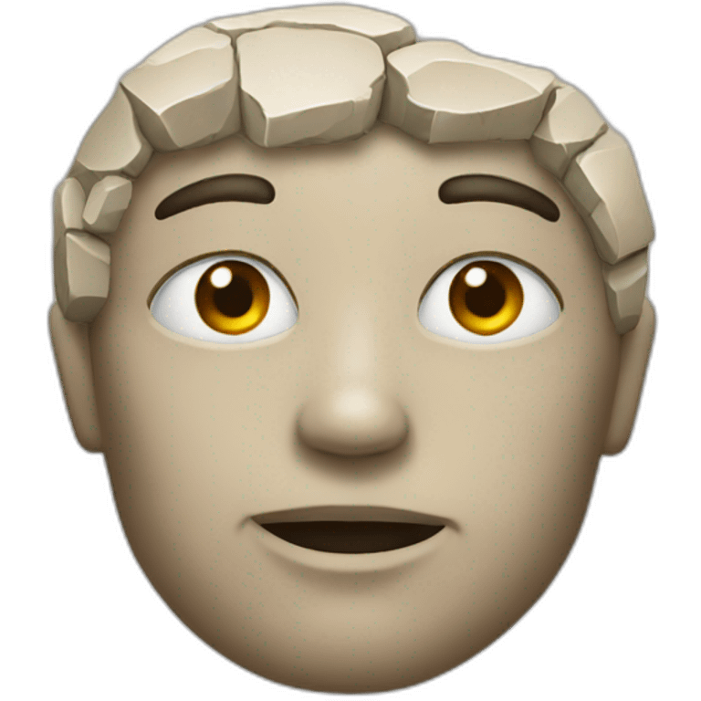 stone face emoji