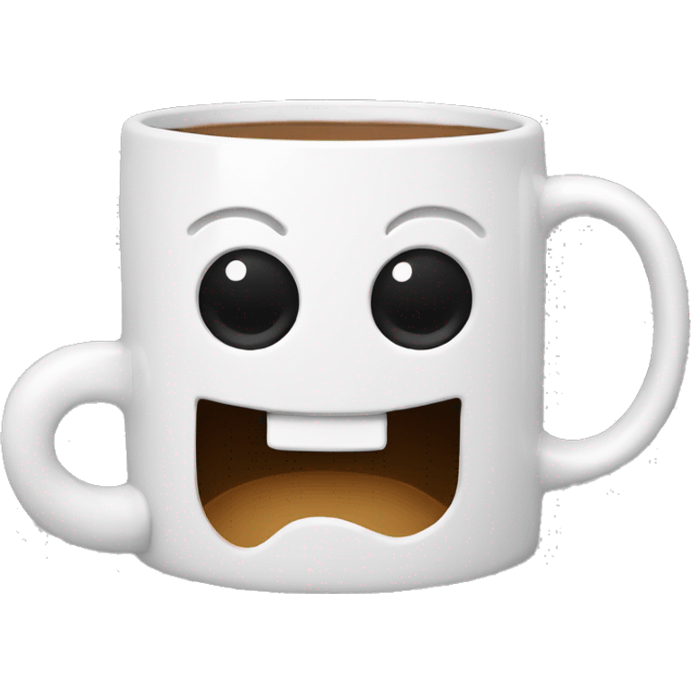 Marshmellow mug emoji