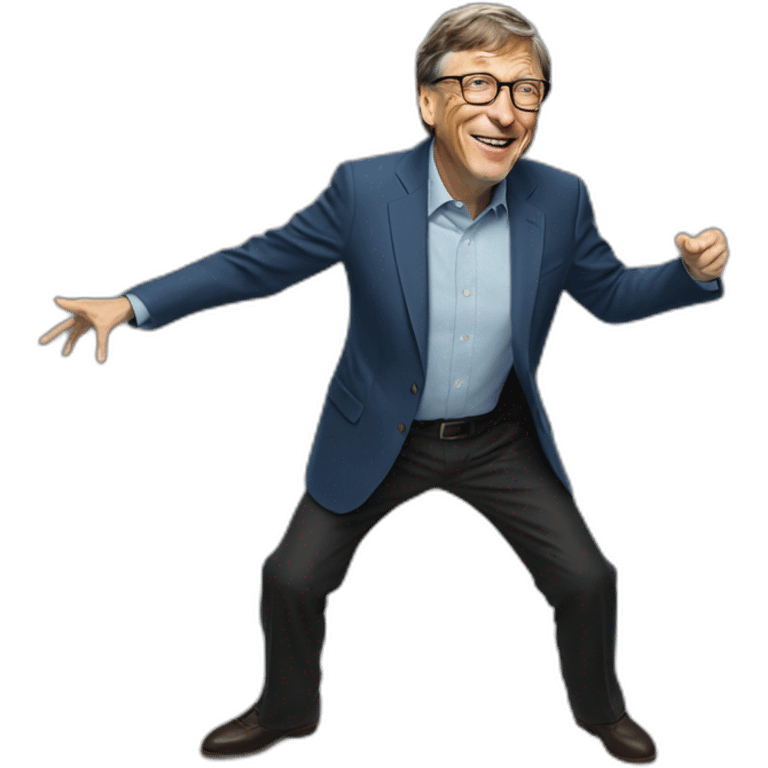 Bill Gates dance emoji