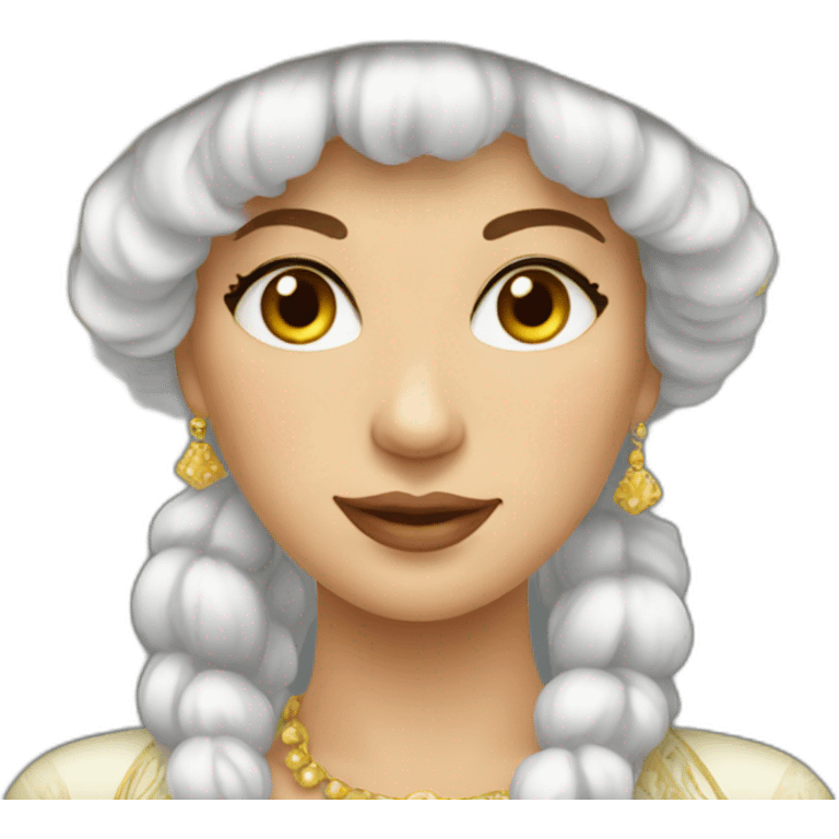 Lady in beautiful kokoshnik emoji