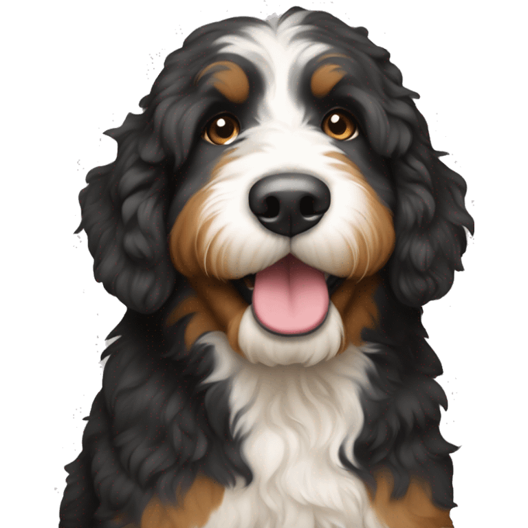 Bernedoodle emoji