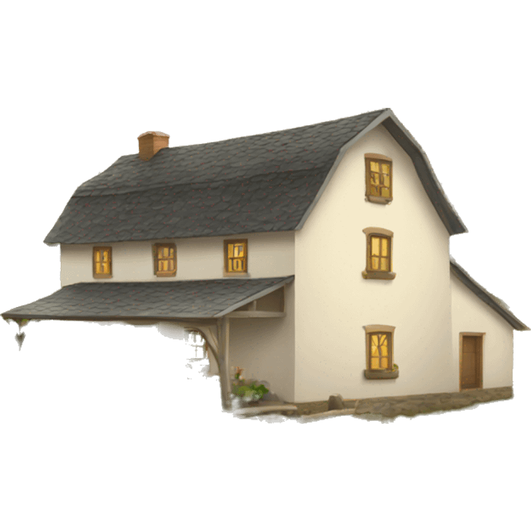 Farmhouse emoji