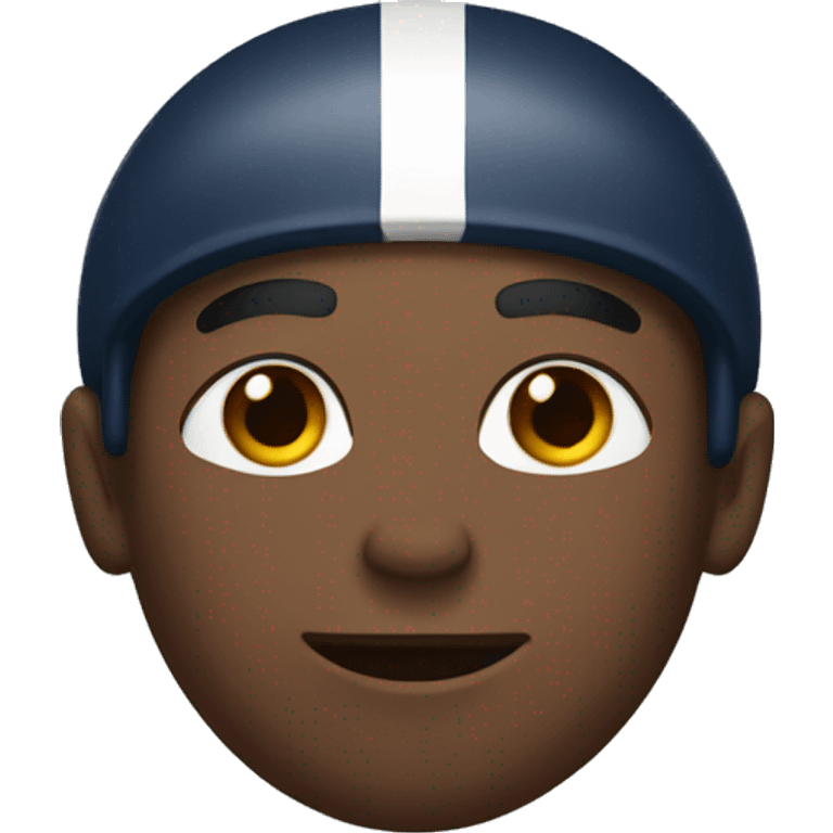 football player with freckles emoji