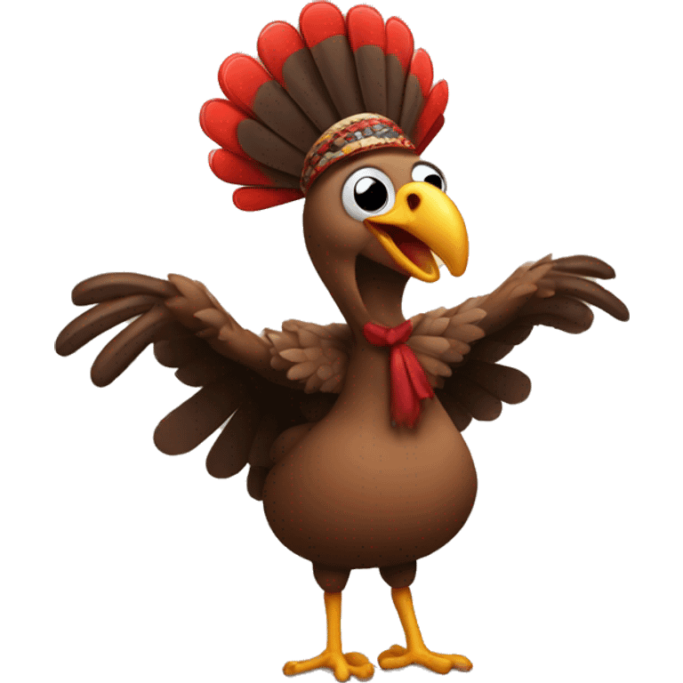 Turkey dance emoji