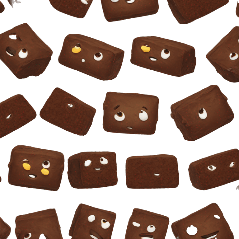 Brownie emoji