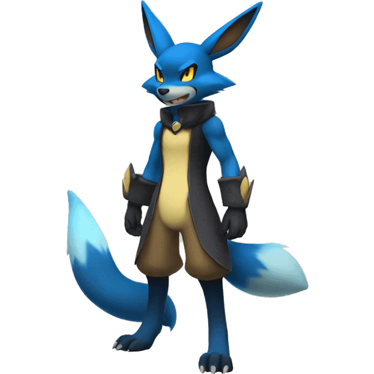 Lucario-Umbreon full body emoji