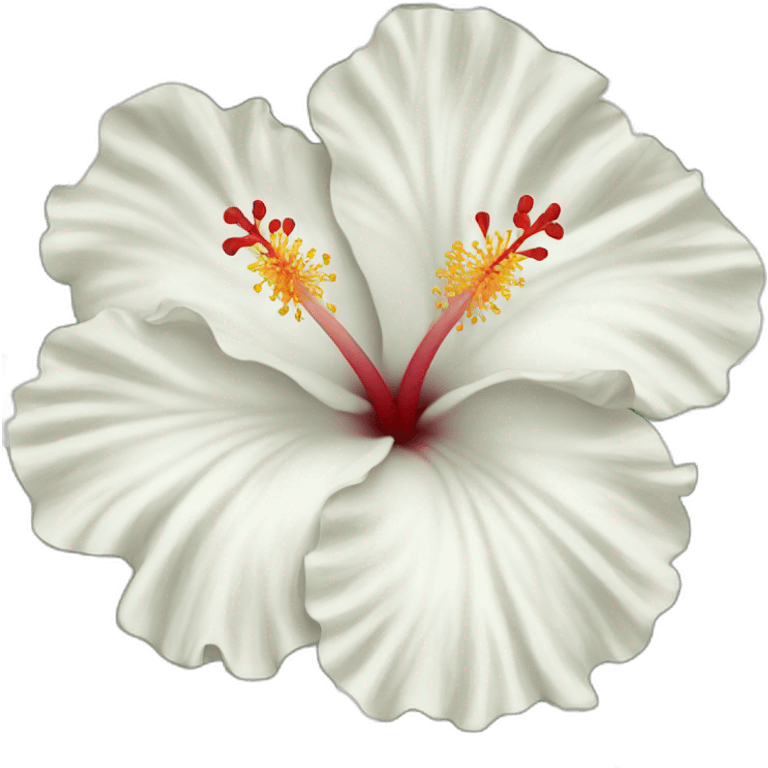 White Hibiscus emoji