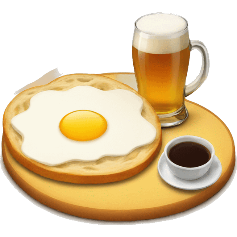 beer and breakfast emoji