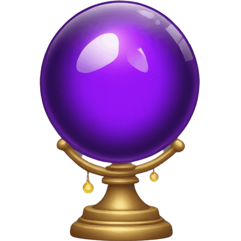 purple glass crystal ball emoji