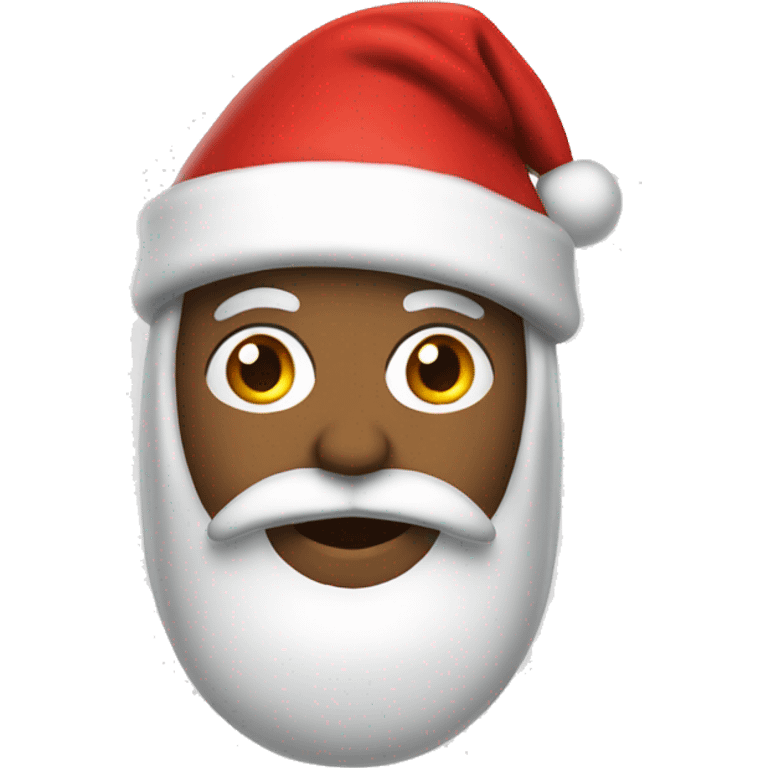 Me with a Santa hat emoji