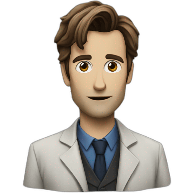 devid tennant in doctor who emoji