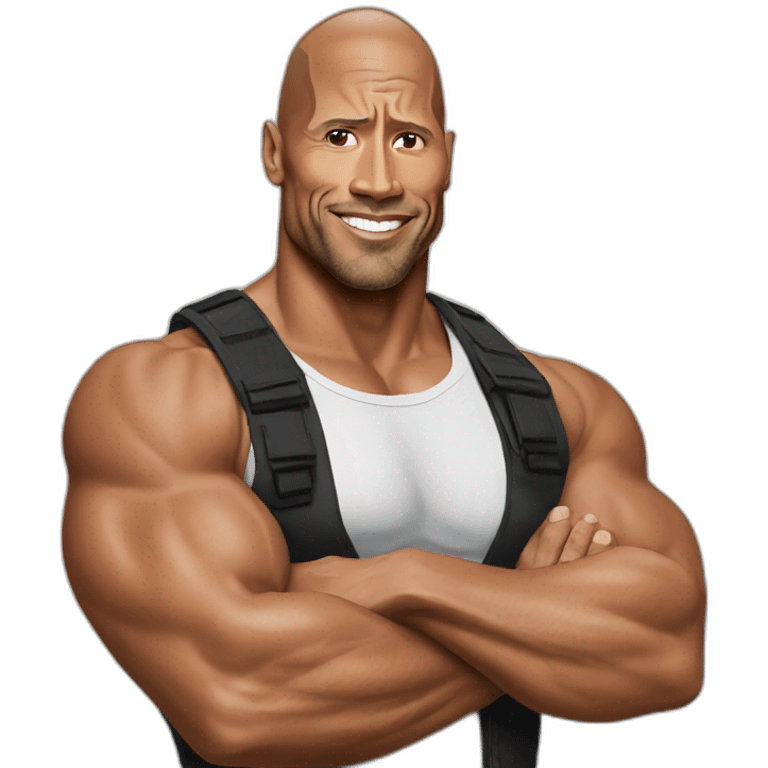 Dwayne Johnson emoji