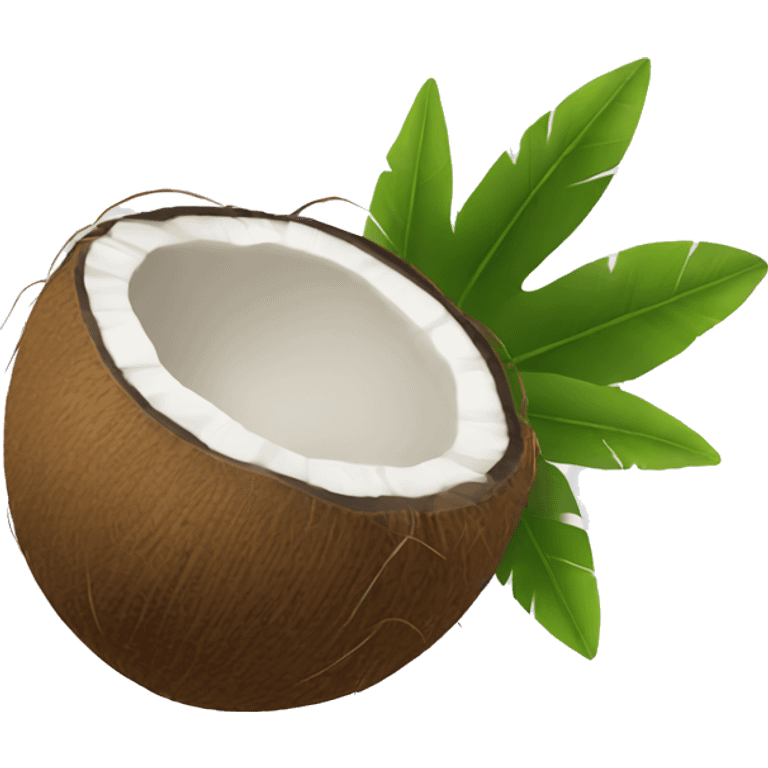 open coconut emoji