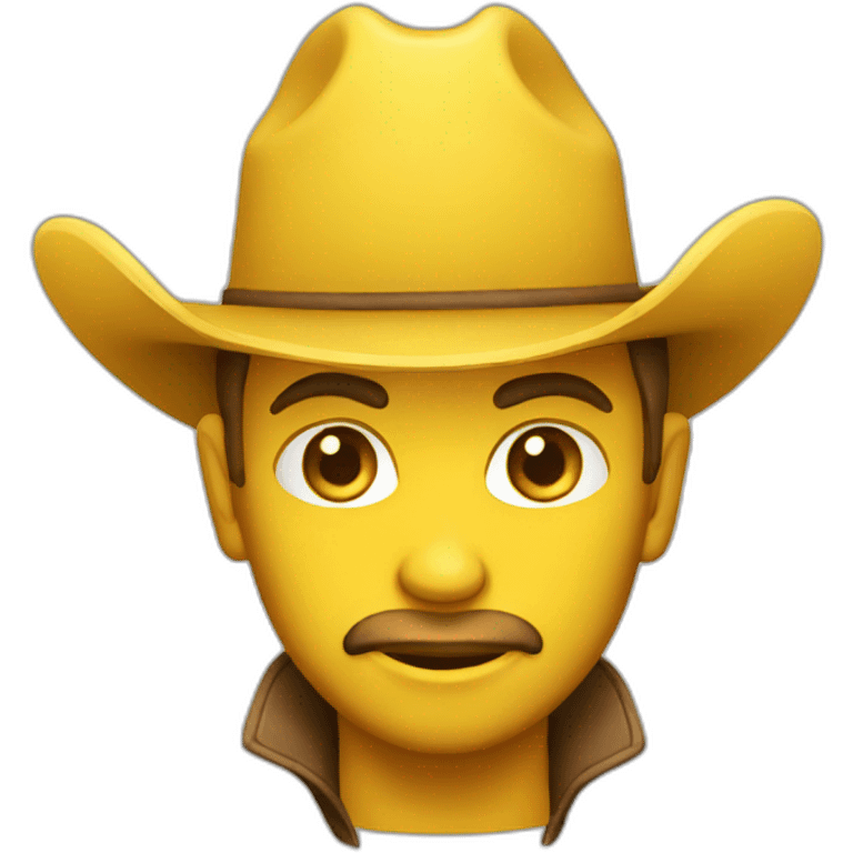 yellow Cowboy emoji