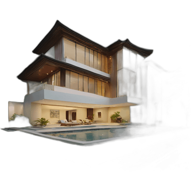 modern luxury house indonesia emoji