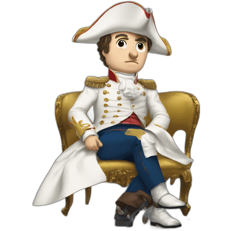 Napoleon plays video games emoji