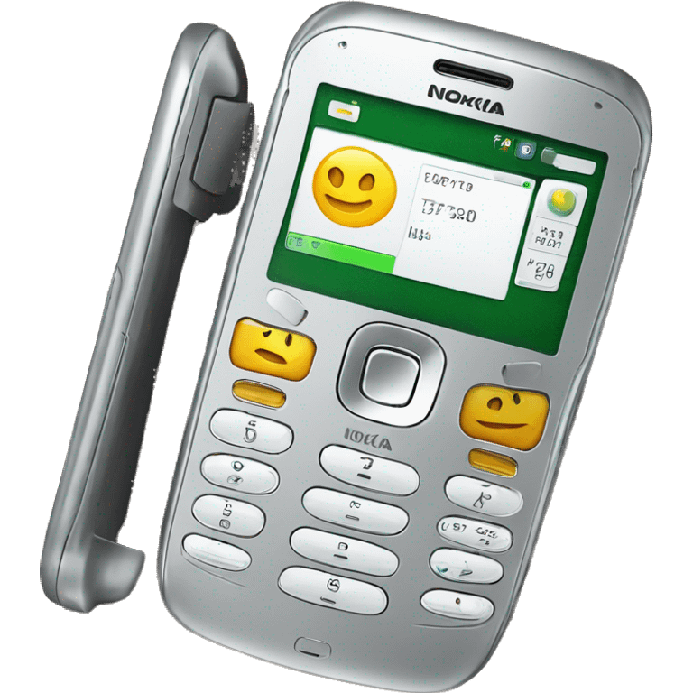 ios 9.1 style, flip phone “nokia 7200” emoji